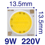 LED COB Lamp Chip 18W 15W 12W 9W 7W 5W 3W 220V 240V Input Smart IC Driver Fit For DIY Floodlight Spotlight Cold White Warm white