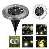 Solar Outdoor Ground Light with 8 LEDs