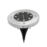 Solar Outdoor Ground Light with 8 LEDs