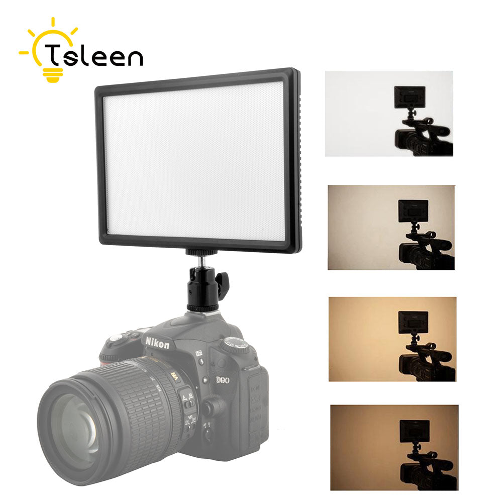 LED Photography Panel Light with Hot Shoe Mount