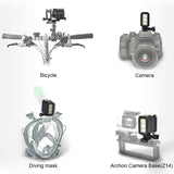 DV400 Diving Light LED Flashlight Outdoor Camera Photography Fill Light Lighting Underwater Video Light Torches