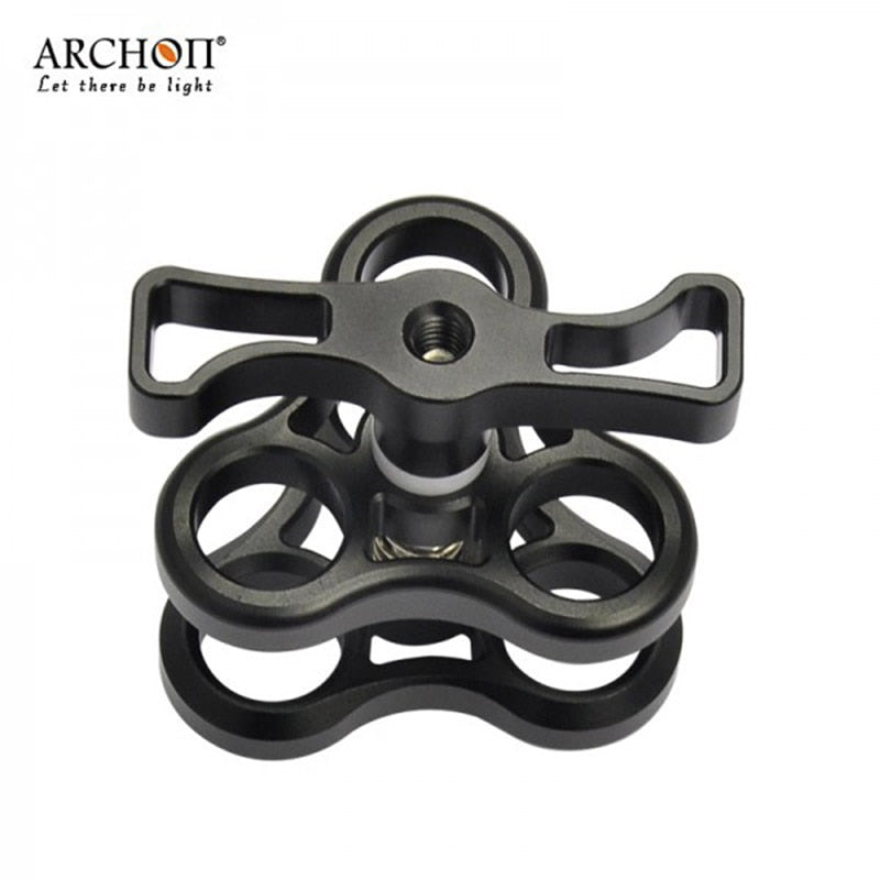 Z11 3-Hole Butterfly Bracket Professional Diving Holders Underwater Photography Arm Body Mount Bracket Accessories