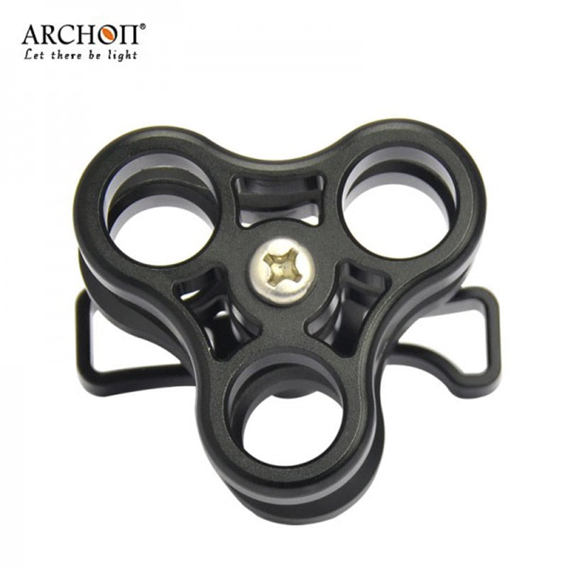 Z11 3-Hole Butterfly Bracket Professional Diving Holders Underwater Photography Arm Body Mount Bracket Accessories