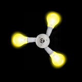 3 In 1 E27 to E27 LED Light Bulb Adapter