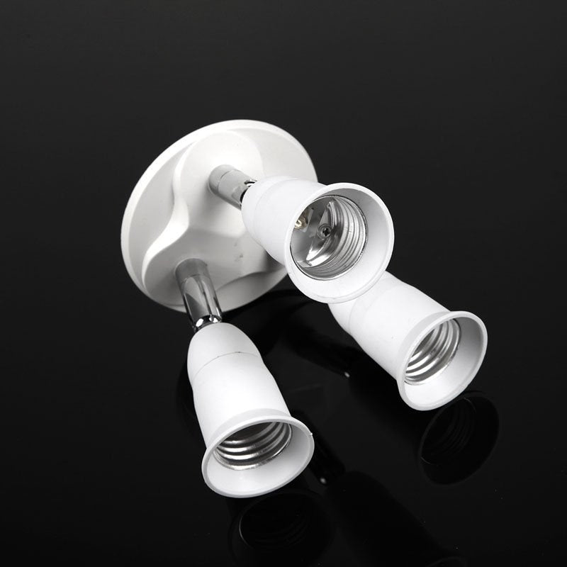 3 In 1 E27 to E27 LED Light Bulb Adapter