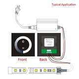 Digital LED Glass Touch Dimmer Controller