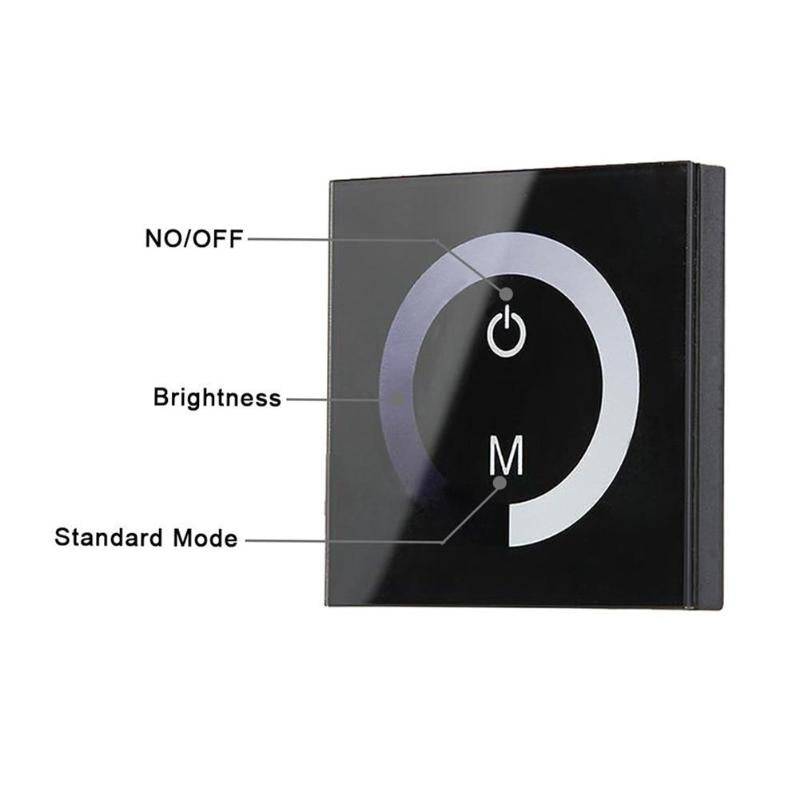 Digital LED Glass Touch Dimmer Controller