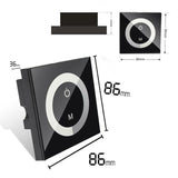 Digital LED Glass Touch Dimmer Controller