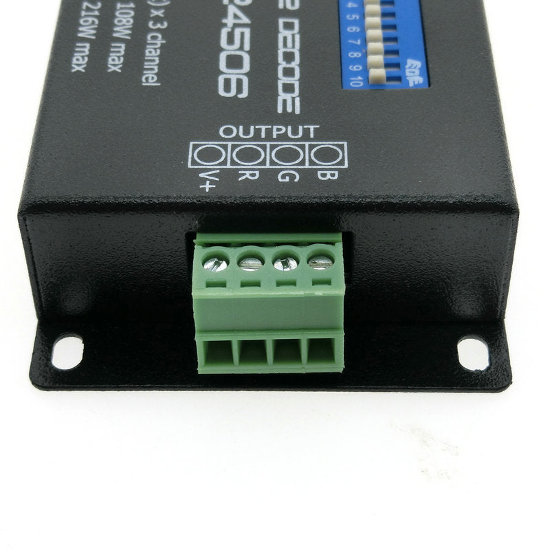 DMX512 Decoder and Driver - RGB Amplifier Controller