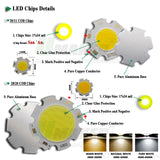 High Power LED Chip 3W 5W 7W10W 15W 20W 24W 30W 50W integrated SMD COB Beads Warm/Natural White Lamp Diode for led bulb spotlight