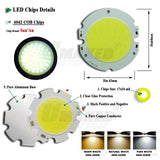 High Power LED Chip 3W 5W 7W10W 15W 20W 24W 30W 50W integrated SMD COB Beads Warm/Natural White Lamp Diode for led bulb spotlight