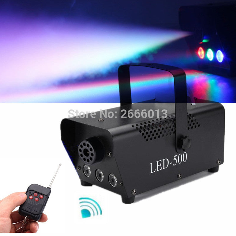 RGB LED Light &amp; Smoke Machine With Wireless Control