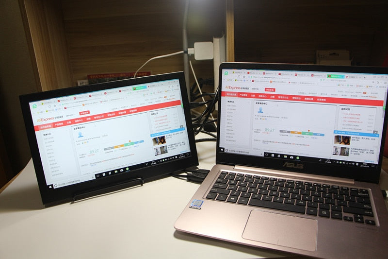 Portable Computer Monitor PC 1920x1080 HDMI PS3 PS4 Xbox360 1080P IPS LCD LED Display Monitor for Raspberry Pi 3 B 2B 13.3&quot;