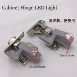  Warm White LED Night Light For Cabinet Kitchen Closet Hydraulic Hinge Light Cupboard Wardrobe Led Motion Sensor Light