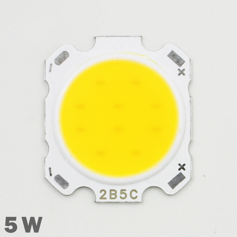 10pcs LED COB Lamp Chip 5W 300-350lm DC 15-18V  28mm-20mm Chip Size Cold/Warm White For DIY LED Floodlight Spotlight Bulb Lamp