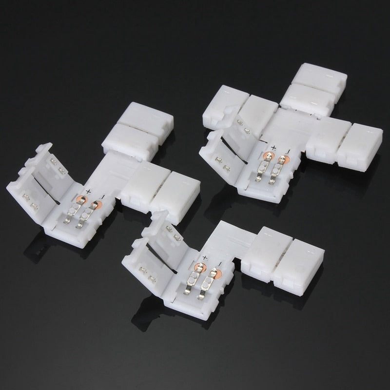 Adapters Accessories 8mm10mm X L T Shape LED Strip Light PCB LED Strip No soldering
