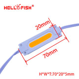 DC12V COB LED Modules 7020 Advertising Modules Luminous characters, backlight modules IP65 Waterproof