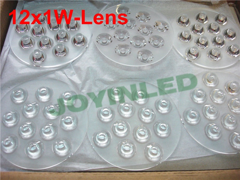 Downlight 10pcs (D)92 * (H)11mm 12W Conjoined Twin led Optical Lens 30 45 60 90 120 degree PMMA Ayrclic bulb ceiling lamp downlight lens