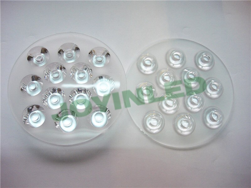 Downlight 10pcs (D)92 * (H)11mm 12W Conjoined Twin led Optical Lens 30 45 60 90 120 degree PMMA Ayrclic bulb ceiling lamp downlight lens