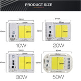 COB LED Chip 220V 50W 30W 20W 10W LED Matrix For Projectors Beads Cob Chip Spotlight for DIY Flood Light Outdoor Chip Lamp