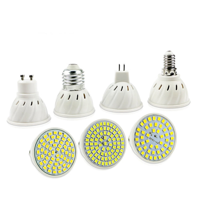 E27 E14 MR16 GU10 Lampard's LED Bulb 220V 240V Bombillases LED Lamp Spotlight 48 60 80 LED 2835 SMD Lampard's Spot cfl