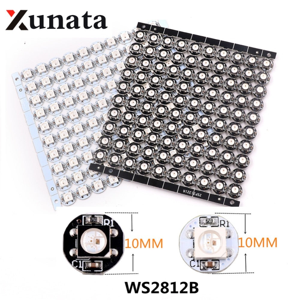 4-Pin WS2812B WS2812 LED Chip & Heatsink Board DC5V 5050 RGB WS2811 IC Built-in RGBW RGBWW WWA LED Chip