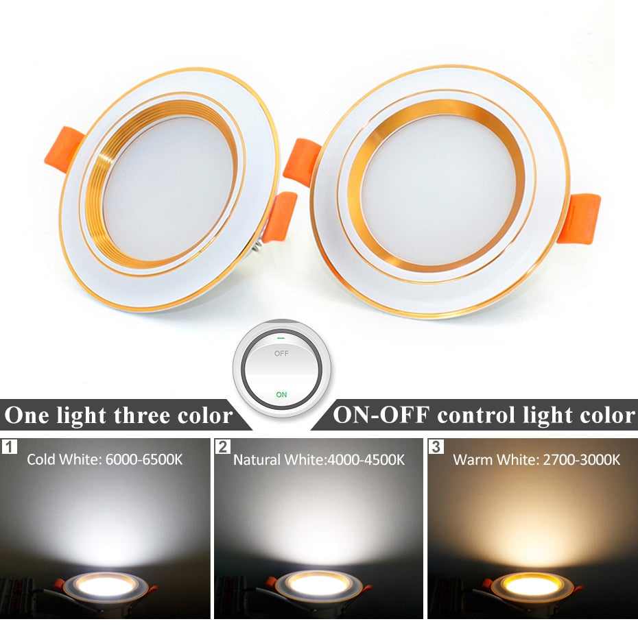 LED Downlight 3W 5W 9W 12W 20W Round Recessed Led Ceiling Downlight SMD 5730 Mini Spot Led For Bedroom Kitchen Indoor Lighting