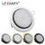 LEDIARY Bright Separable Led Downlights Round Recessed 8W 110-240V 90mm Cut Hole Aluminum GX53 Light Source 3000K/4000K/6000K