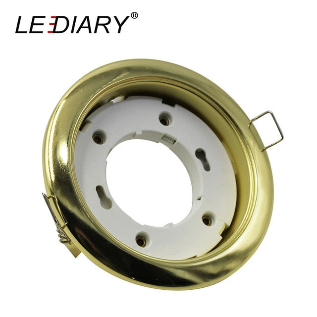 LEDIARY Bright Separable Led Downlights Round Recessed 8W 110-240V 90mm Cut Hole Aluminum GX53 Light Source 3000K/4000K/6000K