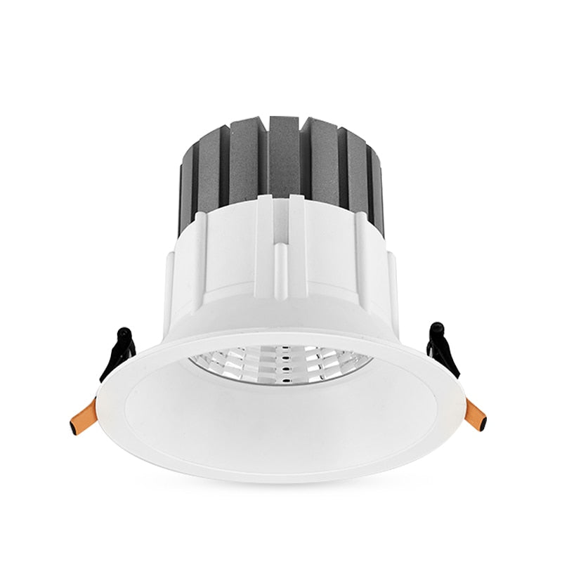 AC110-240V 4 inch 15W COB downlight  mall lobby High bay light CCT 3000K 4000K CRI Ra>85 indoor modern industry light