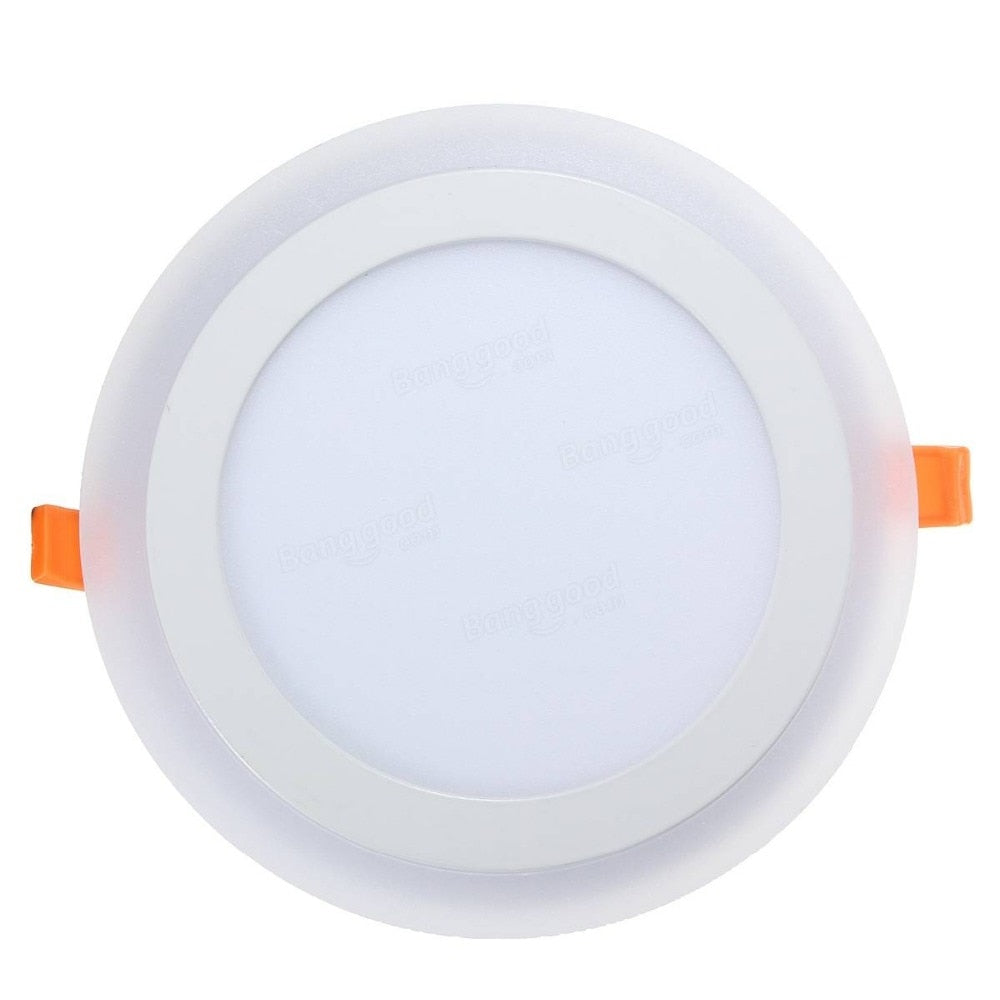 New LED Panel Downlight 6W 9W 16W 3 Model LED Lamp Panel Light Double Color LED Ceiling Recessed Lights Indoor Lighting Bulb