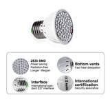 Full Spectrum E27 220V LED Plant Grow Light Bulb Fitolampy Phyto Lamp For Indoor Garden Plants Flower Hydroponics Grow Tent Box