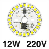LED Bulb Lamp SMD 15W 12W 9W 7W 5W 3W Light Chip AC230V 220V Input Smart IC LED Bean For Bulb Light Cold White Warm White