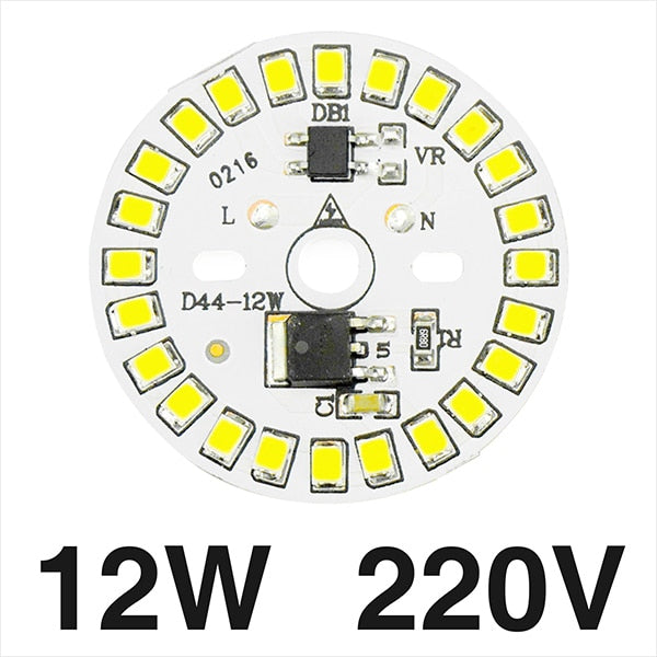 LED Bulb Lamp SMD 15W 12W 9W 7W 5W 3W Light Chip AC230V 220V Input Smart IC LED Bean For Bulb Light Cold White Warm White