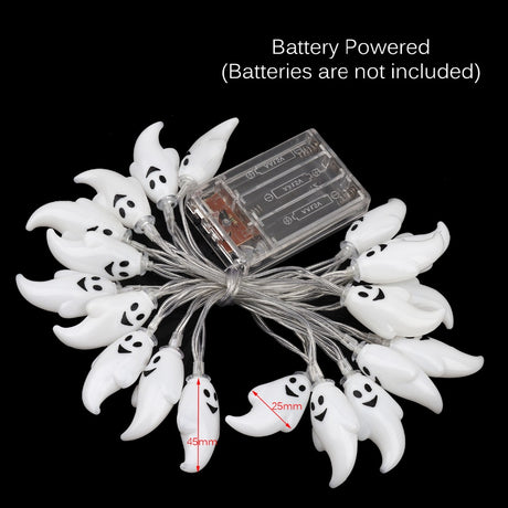 Cute Halloween Led String Light Ghost Skull Decorative Lights Fairy LED Garland Outdoor Indoor Decoration Battery Powered JQ