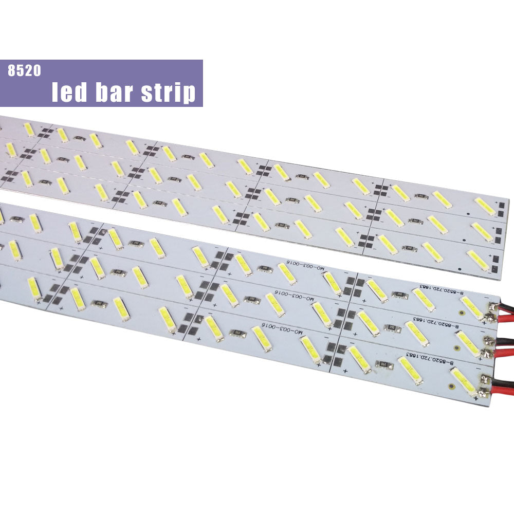 leds 0.5m LED bar light smd 5050 5630 7020 8520 4014 12V led rigid strip white warm cold RGB  under cabinet kitchen