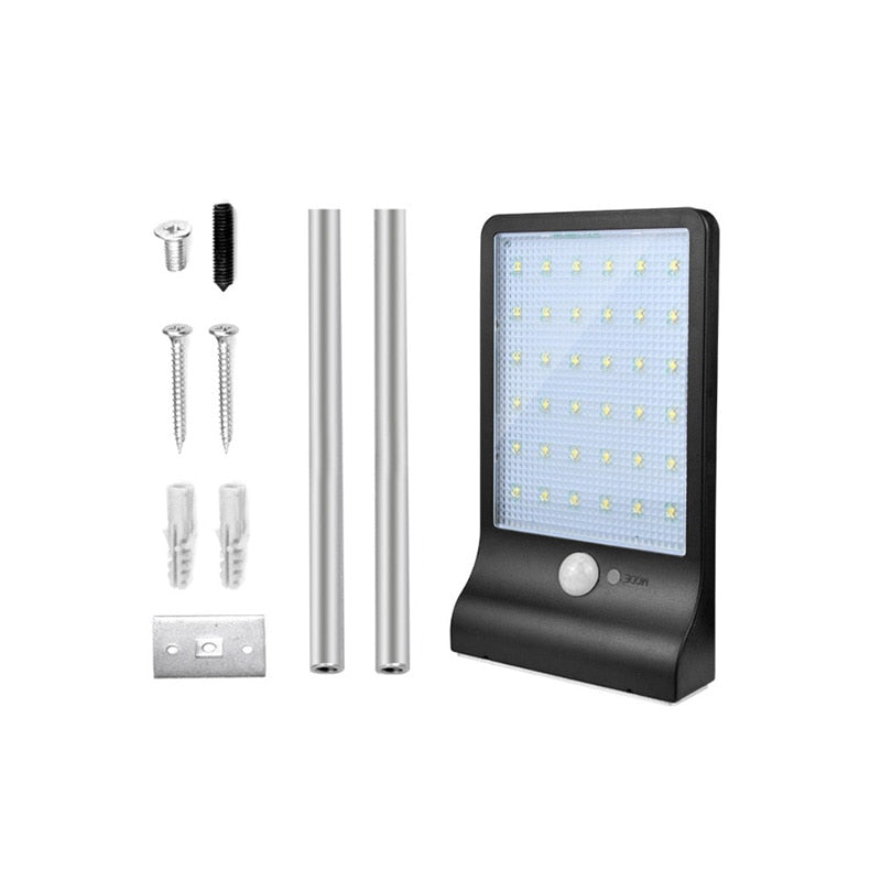 PIR motion sensor Solar Street light 3 modes Outdoor light wall lamp Waterproof Energy Saving Yard Path Home Garde