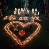 26 Letters White LED Night Light Marquee Sign Alphabet Lamp For Birthday New Year Valentine's Day Decoration