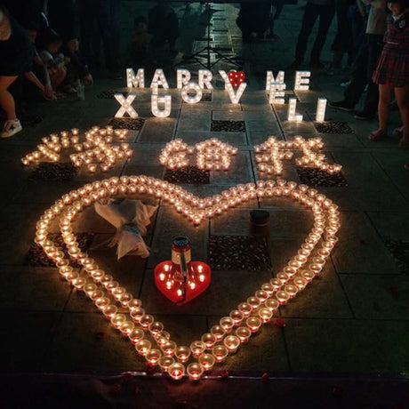 26 Letters White LED Night Light Marquee Sign Alphabet Lamp For Birthday New Year Valentine's Day Decoration