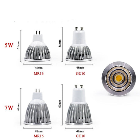 LED Lamp GU10 MR16 LED Bulb 2W 3W 4W 5W 6W 220V Lampard's LED Condenser lamp Diffusion Spotlight Energy Saving Home Lighting