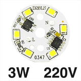 LED Bulb Lamp SMD 15W 12W 9W 7W 5W 3W Light Chip AC230V 220V Input Smart IC LED Bean For Bulb Light Cold White Warm White