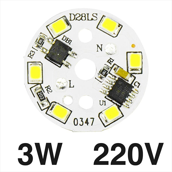 LED Bulb Lamp SMD 15W 12W 9W 7W 5W 3W Light Chip AC230V 220V Input Smart IC LED Bean For Bulb Light Cold White Warm White