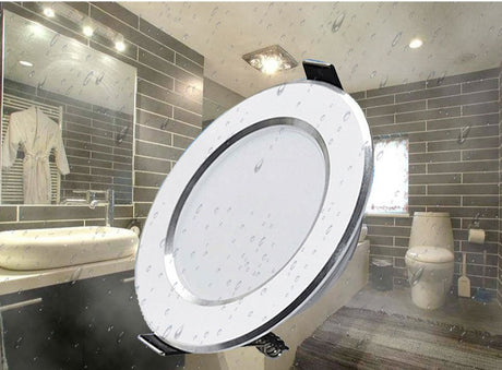 Waterproof LED Downlight Dimmable 18W 15W 12W 9W 7W 5W Warm White Cold White Recessed LED Lamp Spot Light AC220V AC110