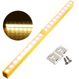 Battery Power 20 LED Infrared PIR Motion Sensor Night Light Cabinet Wardrobe Closet Night Light With Motion Sensor Auto/On/Off