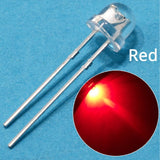5mm emitting Diode Straw Hat White Red Green Blue Yellow Pink SMD SMT Led Water Clear Bright Wide Angle Bulb 20000mcd Lamp