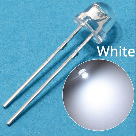 5mm emitting Diode Straw Hat White Red Green Blue Yellow Pink SMD SMT Led Water Clear Bright Wide Angle Bulb 20000mcd Lamp