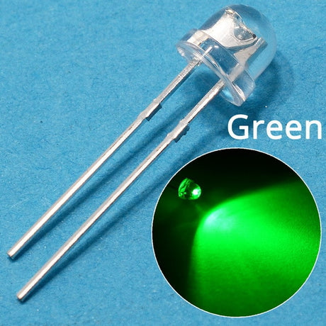 5mm emitting Diode Straw Hat White Red Green Blue Yellow Pink SMD SMT Led Water Clear Bright Wide Angle Bulb 20000mcd Lamp