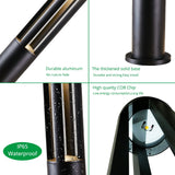 LED Landscape Garden Light Outdoor Waterproof for Lawn Decoration Yard Christmas Pathway Villa Garden Lighting Bollards Lamps