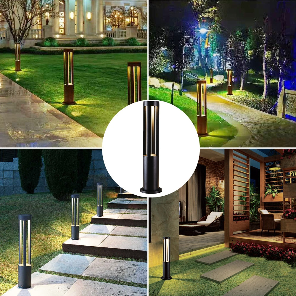 LED Landscape Garden Light Outdoor Waterproof for Lawn Decoration Yard Christmas Pathway Villa Garden Lighting Bollards Lamps