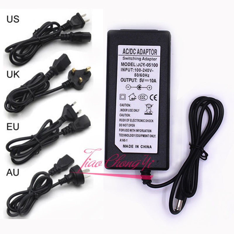 Power Supply Adapter Transformer LED Strip 2A 3A 5A 8A DC 5V 12V 24V 5V 12V 24V Power Supply Adapter US/EU/UK/AU Plug